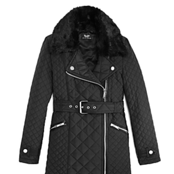 Bardot Girls Aimee quilted coat size14 junior exclusive authentic $100 tag. NWT - Picture 3 of 8